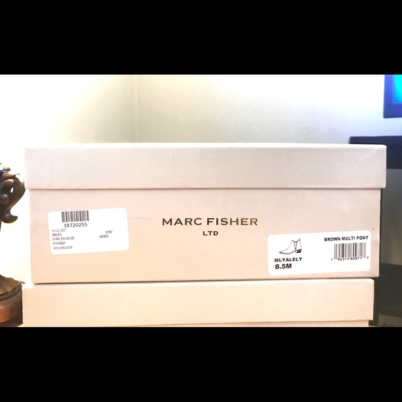 ๐NWT Marc Fisher Calf Hair Leopard Bootie 8.5 - Picture 10 of 12